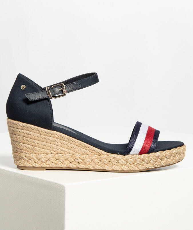 Tommy Hilfiger Wedges in blauw voor Dames