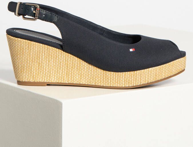 Tommy Hilfiger Wedges in blauw voor Dames