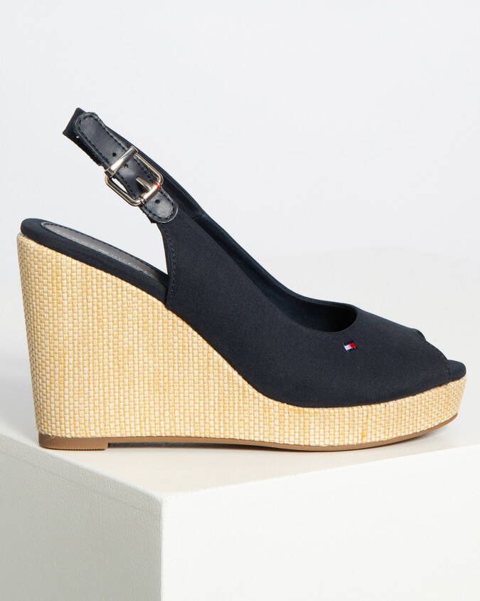 Tommy Hilfiger Wedges in blauw voor Dames