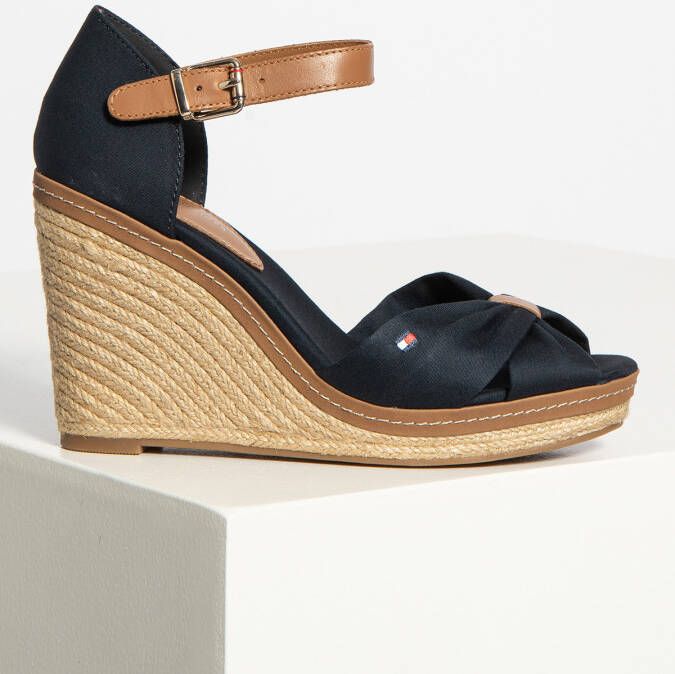 Tommy Hilfiger Wedges in blauw voor Dames