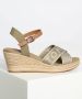 Tommy Hilfiger FW0FW06297 Tommy Webbing Low Wedge Sandal Q1 - Thumbnail 4