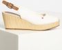Tommy Hilfiger Witte Espadrilles Iconic Elba Sling Back Wedge - Thumbnail 7