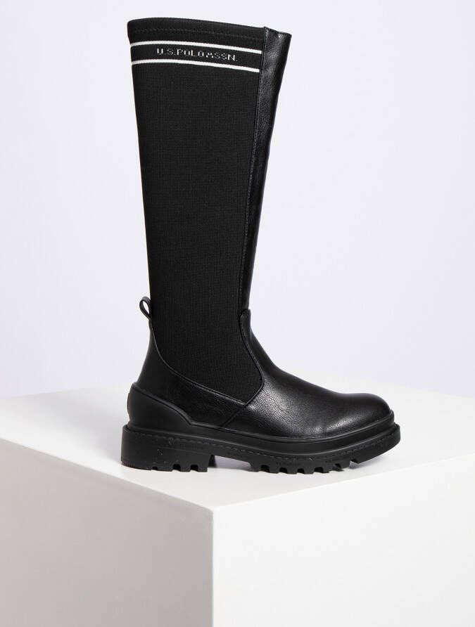 U.S. Polo Assn. Laarzen in zwart voor Dames