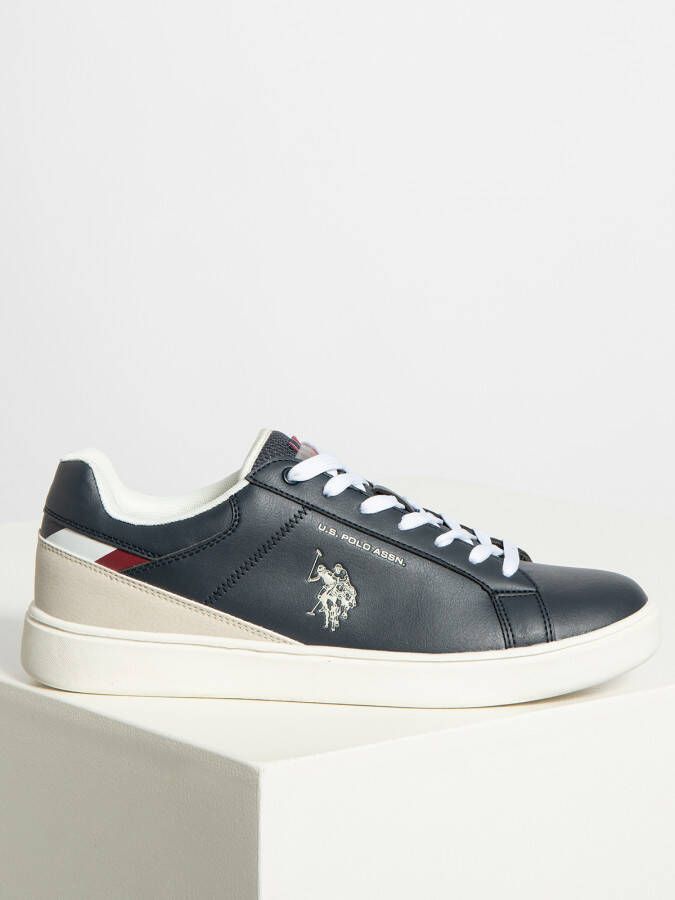 U.s. Polo Assn. Blauwe Polyester Sneaker met Contrasterende Details - Foto 3