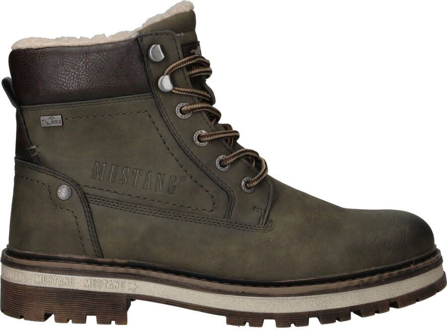 Mustang Veterschoenen Hoog Veterschoenen Hoog khaki - Foto 2