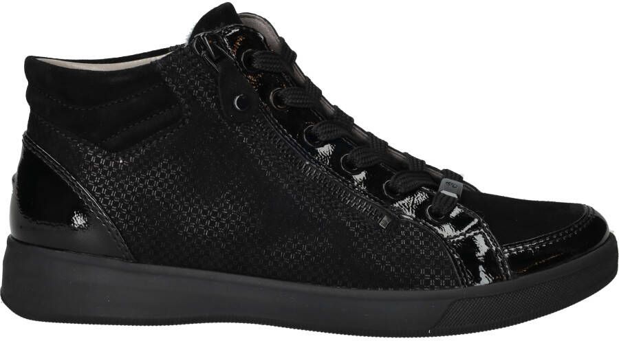 Ara 1224499 Hoge sneakersVeterbootsDames veterschoenenDames sneakersHalf-hoge schoenen Zwart - Foto 2