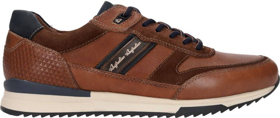 Australian Lage sneakers Filmon cognac blauw wit Brown Heren - Foto 8