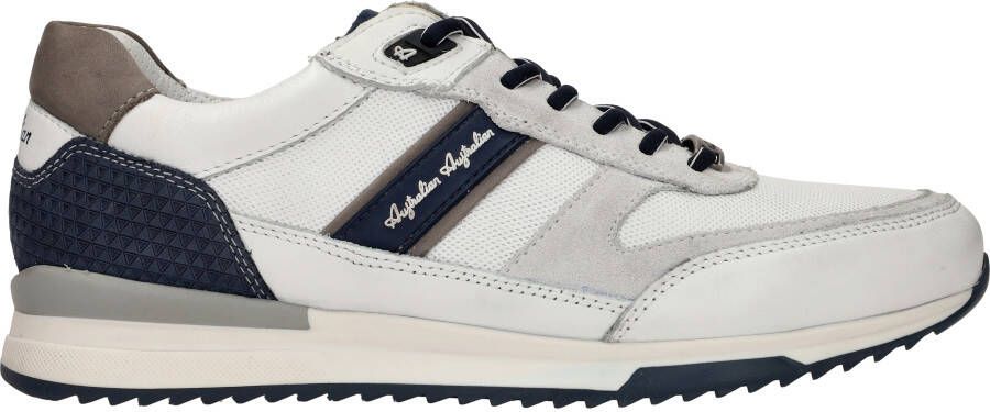 Australian Witte leren sneakers met gevormd voetbed White Heren - Foto 9