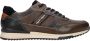 Australian Grijze Leren Sneaker met Zwarte en Bruine Accenten Multicolor Heren - Thumbnail 2