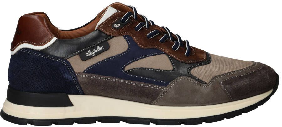 Australian Tiago Sneakers Heren Leren Sneaker Taupe - Foto 2
