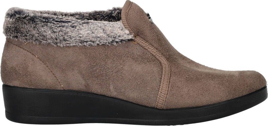 Belizia Pantoffel Pantoffels Dames Taupe