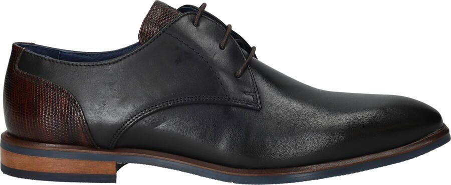 Berkelmans art. arcos 231006404 zwart leren veterschoen - Foto 2