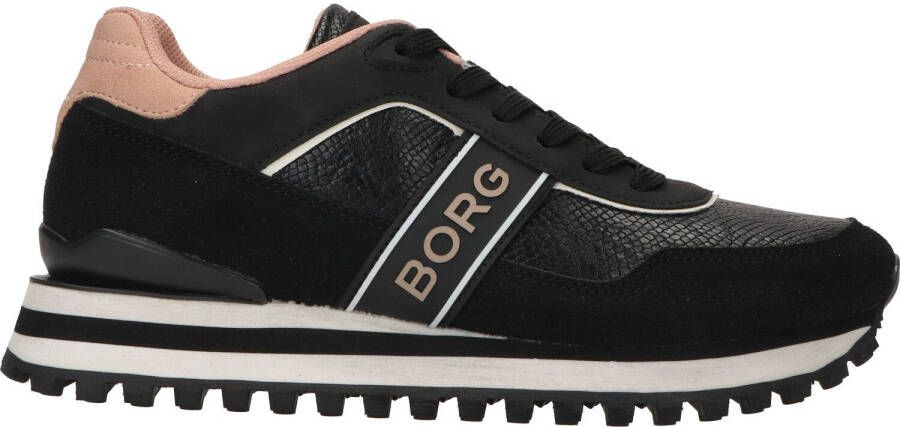 Björn Borg Sneaker Dames Zwart Roze