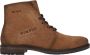 Bugatti Stijlvolle Suède Veterschoen Brown Heren - Thumbnail 3