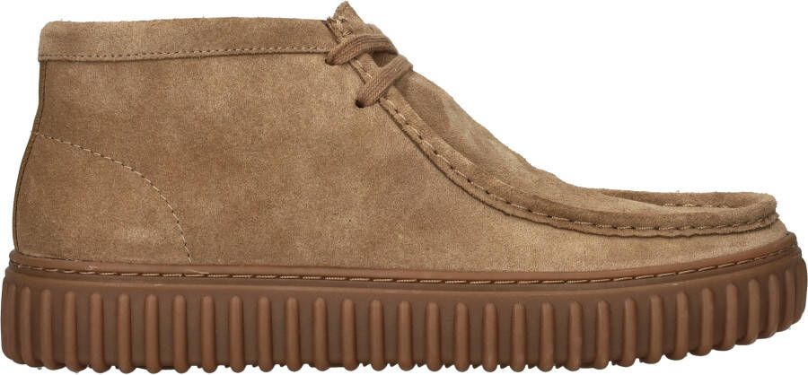 CLARKS ORIGINALS Clarks Veterschoenen Heren Torhill Hi Heren Maat: 45 Materiaal: Suède Kleur: Camel - Foto 9