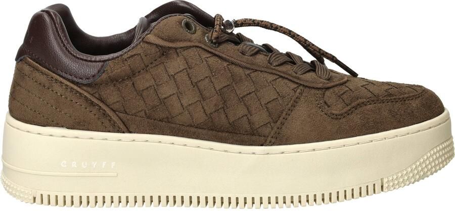 Cruyff Campo Tall Sneakers Jongens Bruin
