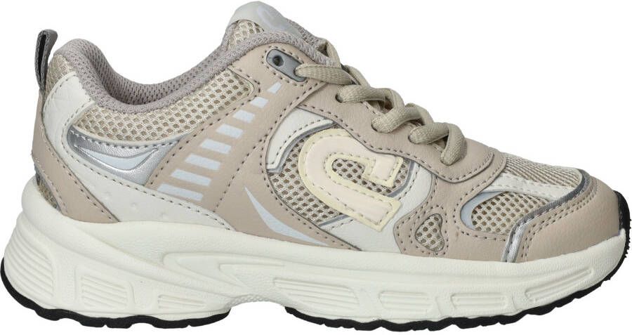 Cruyff Junior Marti Sneakers Meisjes Leren Sneaker Beige