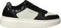 Cruyff Tennis court black white Zwart Leerlook Lage sneakers Dames - Thumbnail 3