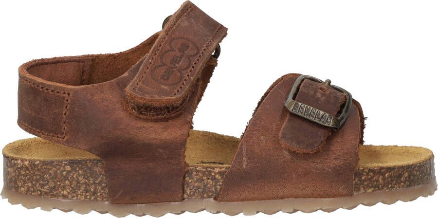 Develab leren sandalen cognac Bruin Jongens Leer Effen 26 - Foto 5