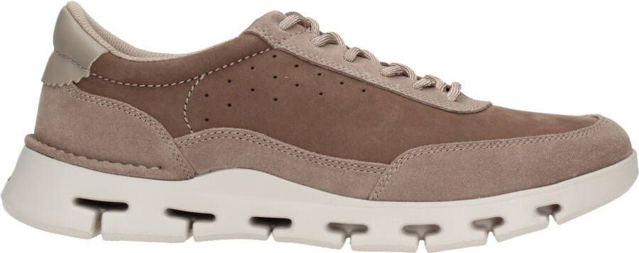 Clarks Ultiem Comfort Leren Sneakers voor Heren Beige Heren - Foto 4