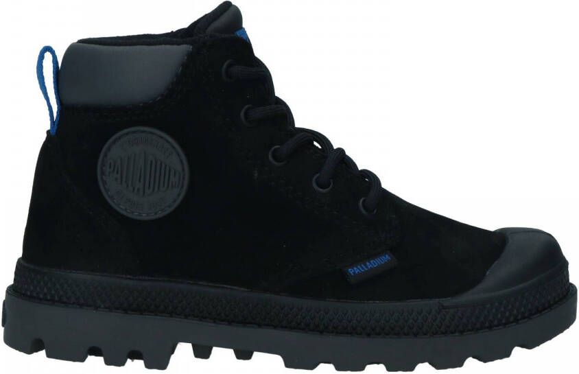 Palladium Pampa Hi Cuff Veterboot Jongens Zwart