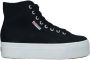 Superga 2708 Hi-Top Veterschoenen Hoog zwart - Thumbnail 2