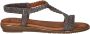 DSTRCT Sandalen Dames Zilver - Thumbnail 2