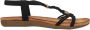 Dstrct Sandalen Dames Zwart - Thumbnail 2
