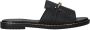 Dstrct Slipper Slippers Dames Zwart - Thumbnail 2