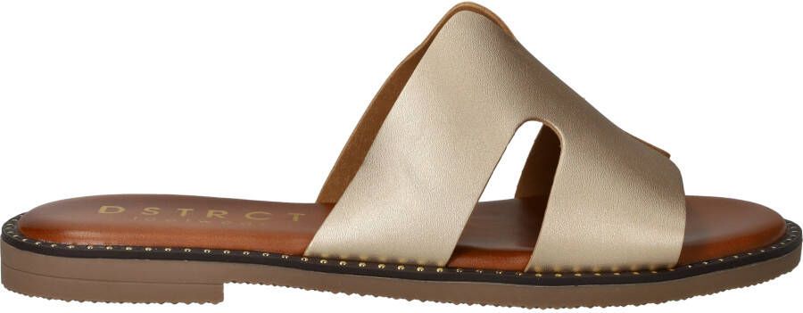 Dstrct Slippers Goud