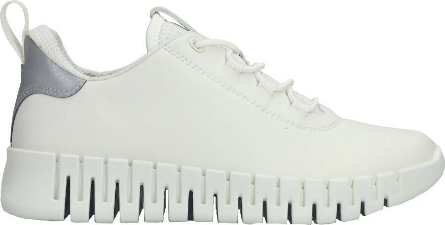 ECCO Gruuv W Dames leren sneaker Wit Size: 35 (UK 2.5-3)