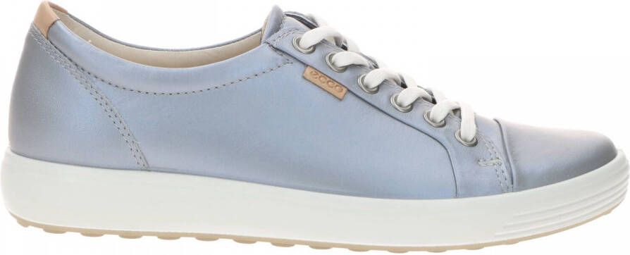 Ecco Soft 7 Veterschoen Blauw