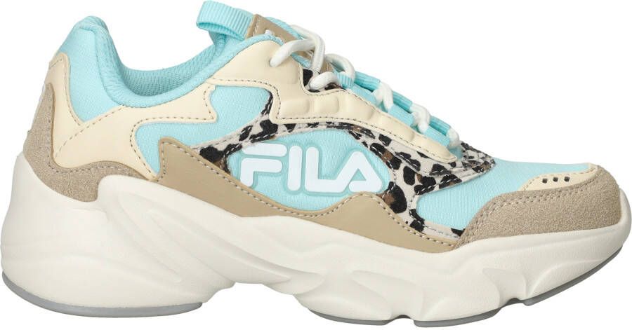 Fila Collene Logo Sneakers Meisjes Blauw