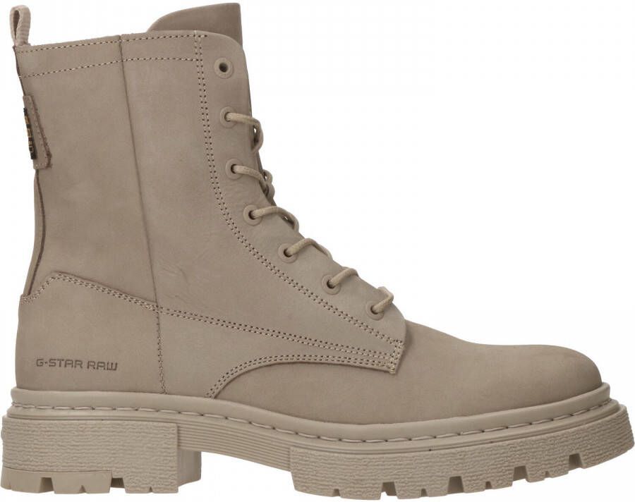 G-Star RAW Kafey Hgh Lace Nub W Veterboots Laarzen Met Veters Dames Taupe - Foto 5