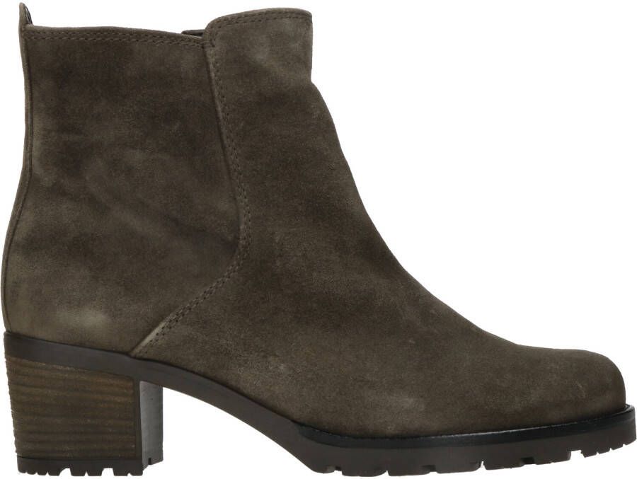 Gabor Comfortabele korte laars in bruin groen suède Brown Dames - Foto 6