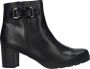 Gabor Elegant Zwart Enkellaarsje met Trendy Zijkettingen Black Dames - Thumbnail 3