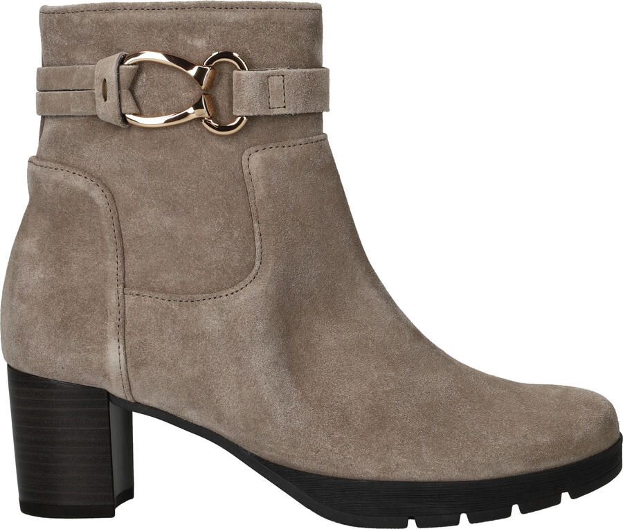 Gabor Beige Suede Dames Enkellaarzen Beige - Foto 2