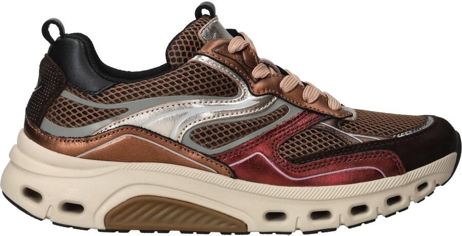 Gabor Rollingsoft Sneakers rood Metallic Suède - Foto 7