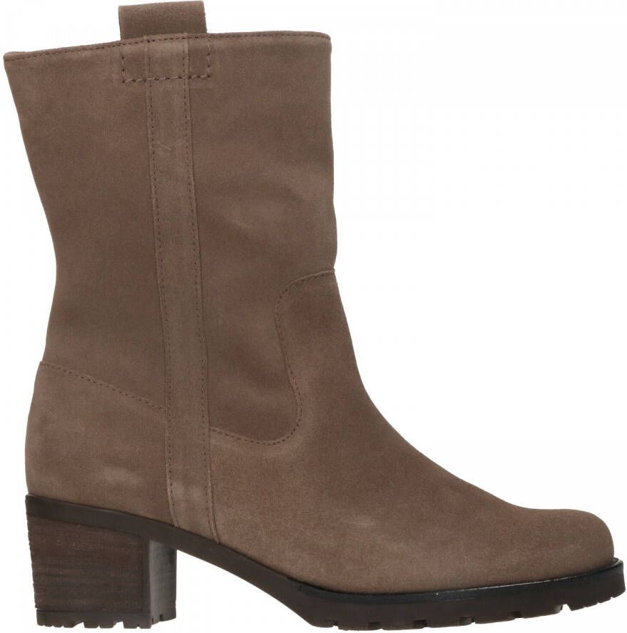Gabor Enkellaarsjes Dames Laarzen Damesschoenen Suède 92.806.34 Taupe Maat - Foto 3