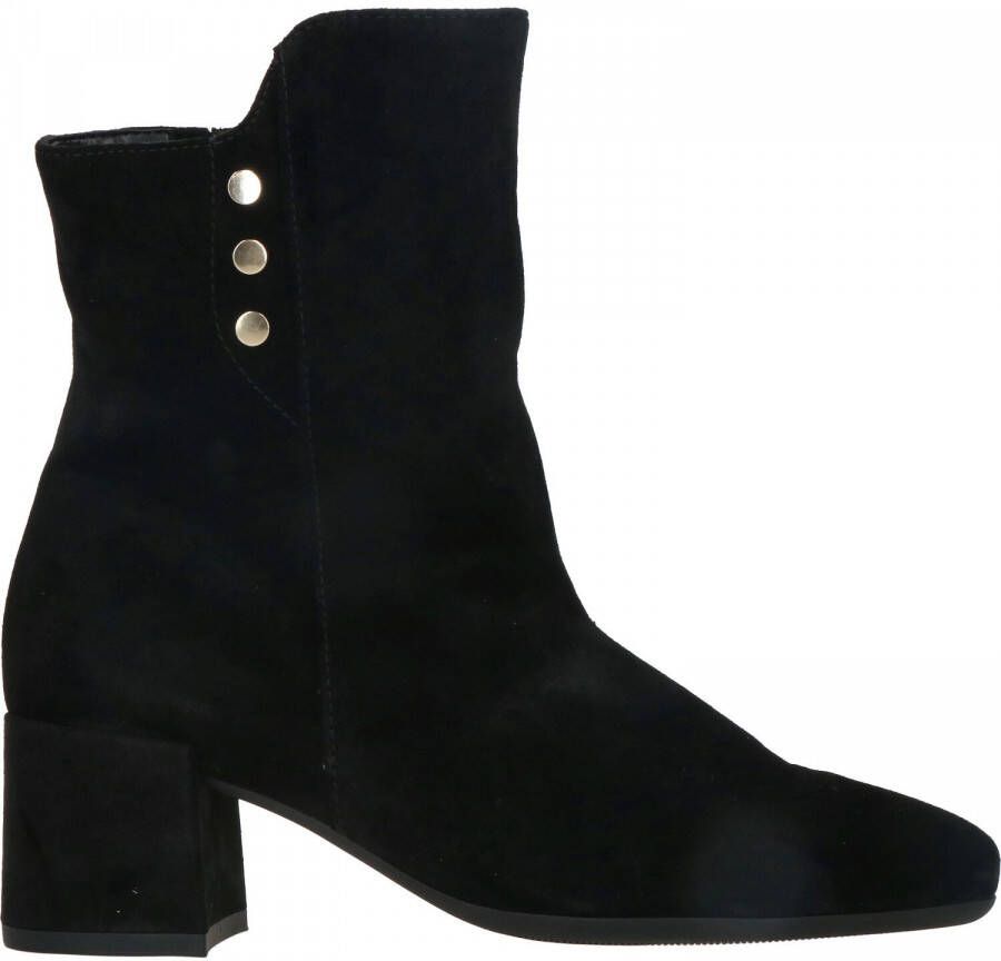 Gabor Zwarte Suède Laars met Gouden Details Black Dames - Foto 18