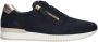 Gabor Blauwe Leren Sneaker met Uitneembaar Voetbed en Ritssluiting Blue Dames - Thumbnail 6