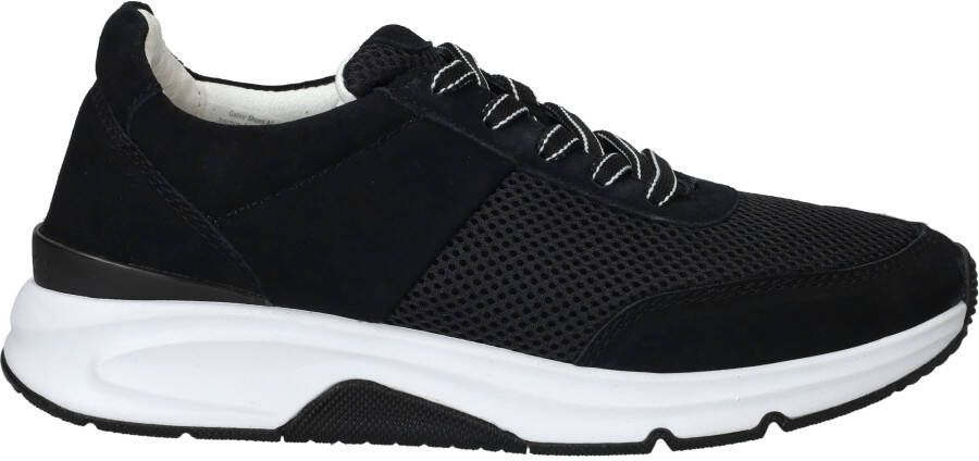 Gabor Rollingsoft Sneakers met sleehak vrijetijdsschoen lage schoen veterschoen logo op de hiel - Foto 5