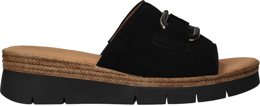 Gabor Slippers Zwart
