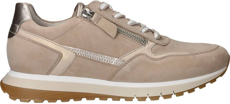 GABOR Lage Sneakers Dames 378 Maat: 36 Materiaal: Suède Kleur: Beige - Foto 3
