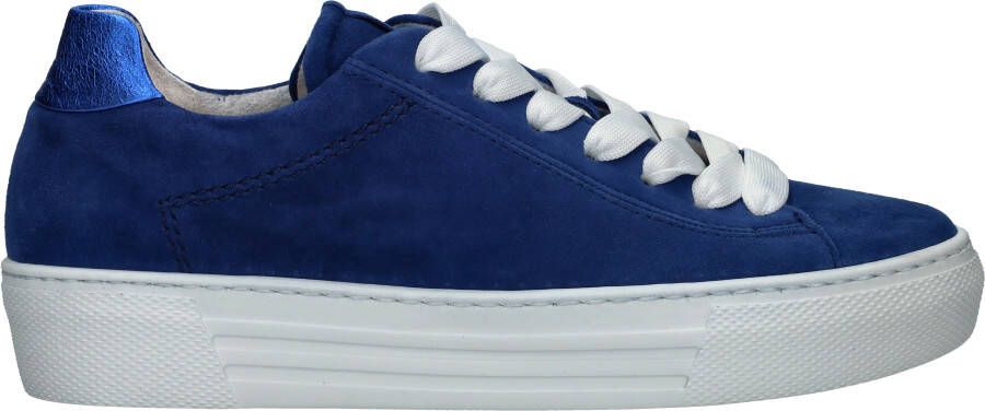 Gabor Blauwe Suède Platform Sneakers voor Dames Blue Dames - Foto 4