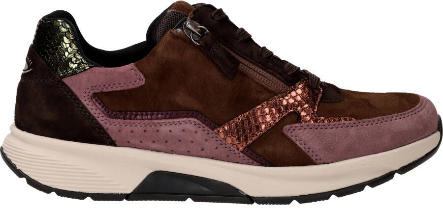 Gabor Rollingsoft Veterschoenen Laag roze - Foto 2