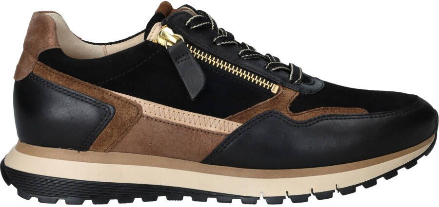 GABOR Lage Sneakers Dames 378 Maat: 42 5 Materiaal: Suède Kleur: Bruin - Foto 6