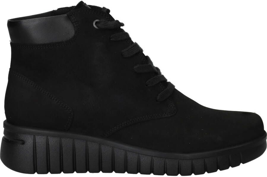 Hartjes Veterboots Dames Zwart