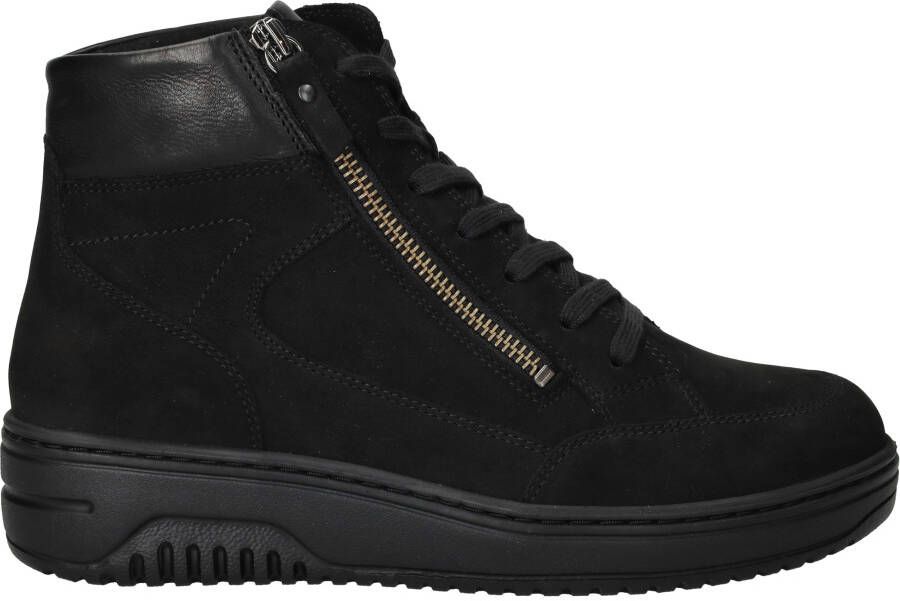 Hartjes 172.1708 21~~~~~~~~~~~~~~~~~~~ Hoge sneakersVeterlaarzenDames veterschoenenDames sneakersHalf-hoge schoenen Zwart - Foto 8