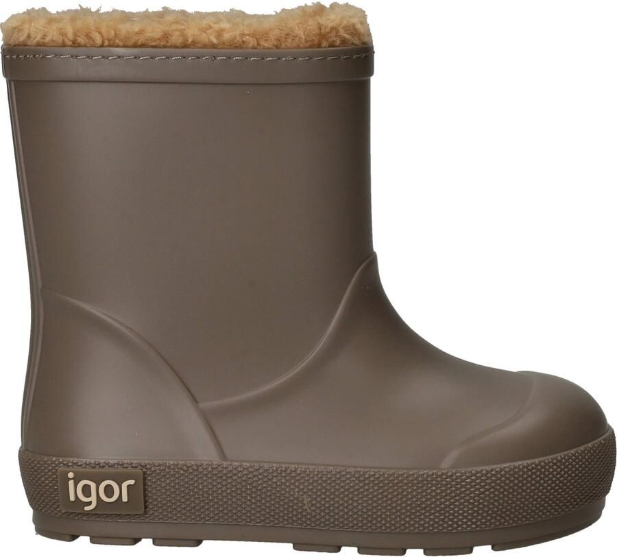 Igor Yogi Borreguito regenlaarzen met profielzool taupe